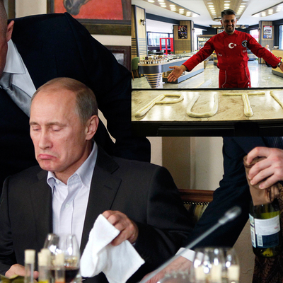 Putin'e gönderilen 'börek' yolda takıldı