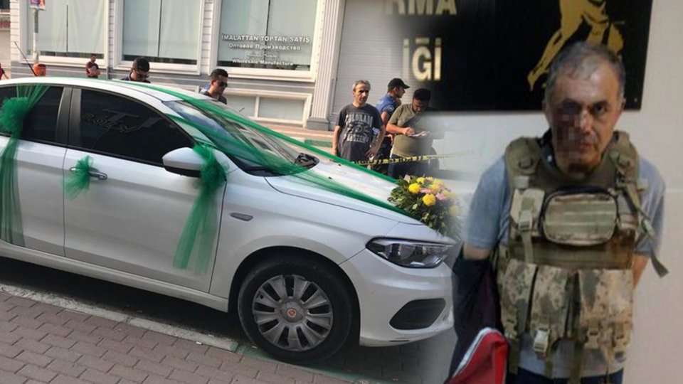 Gelin arabasıyla gelip, kalaşnikofla dehşet saçtı