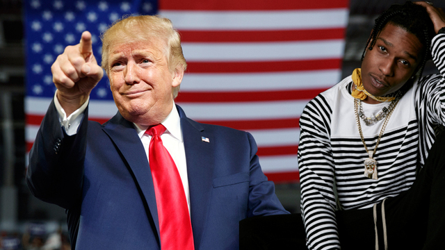 Ünlü rapçi A $ AP Rocky için Trump devreye girdi!
