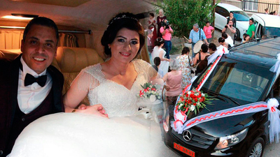 Valinin makam aracı şehit kardeşin gelin arabası oldu