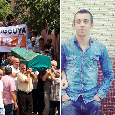 Mahalle cenazede pankart açtı!