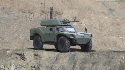 Türkiye'nin ilk elektrikli zırhlı aracı araziye çıktı