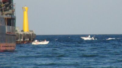 Marmara Denizi'nde tekne alabora oldu