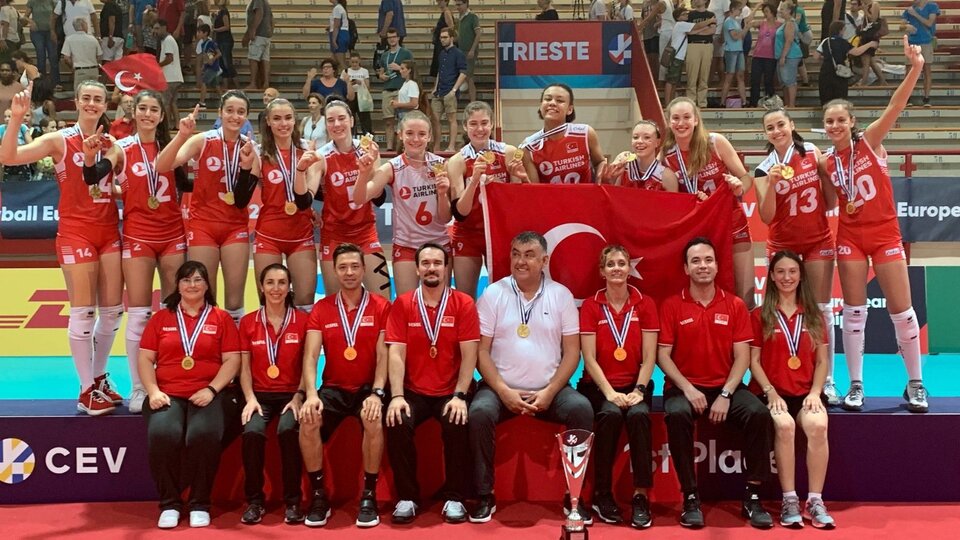 16 Yaş Altı Kızlar Avrupa Şampiyonası'nda şampiyon Türkiye