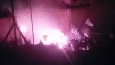 KKTC tarafına molotoflu saldırı!