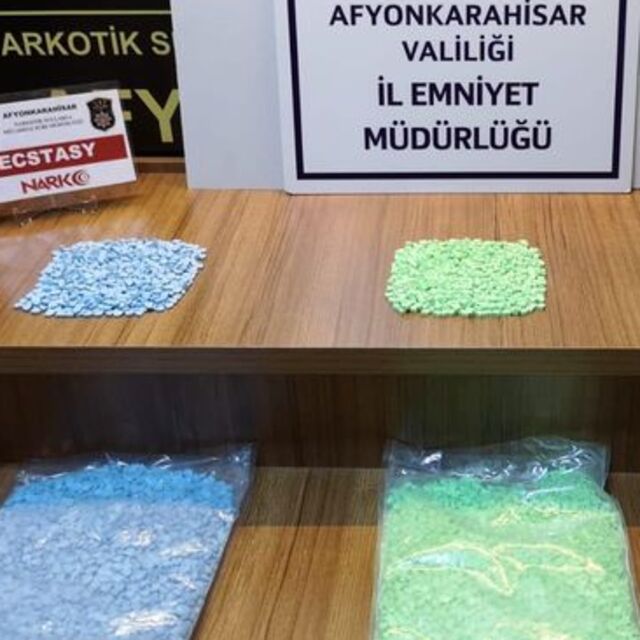 Afyonkarahisar'da ecstasy operasyonu