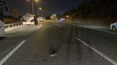 TEM'de feci kaza! Cansız bedeni parçalandı