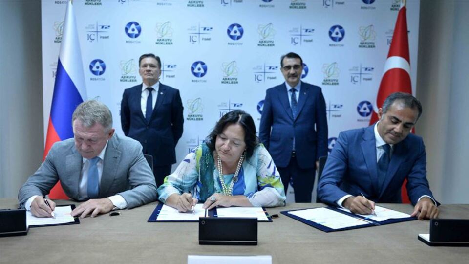 Akkuyu Nükleer AŞ ile Türk-Rus ortak girişimi arasında sözleşme