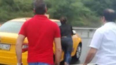 Sevgilisiyle tartışıp aracıyla sürükledi