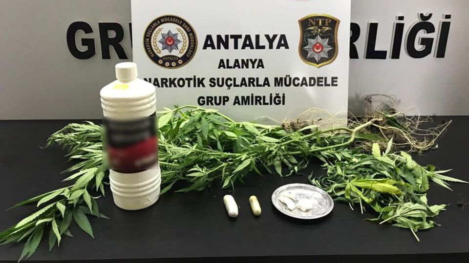 Alanya'da uyuşturucu operasyonu!