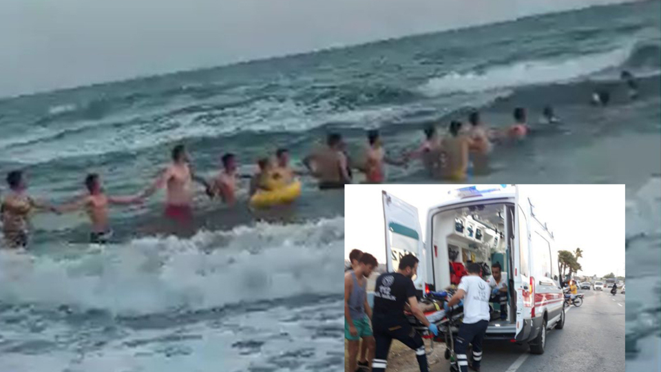 İnsanlık zinciriyle kurtardılar!