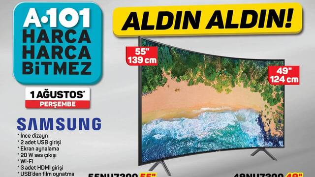 A101 1 Ağustos Aktüel ürünler kataloğu 2019!