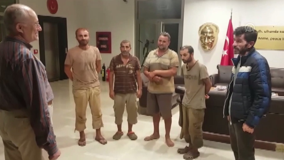 Nijerya'da kurtarılan 4 Türk vatandaşı Türk Büyükelçiliği'nde