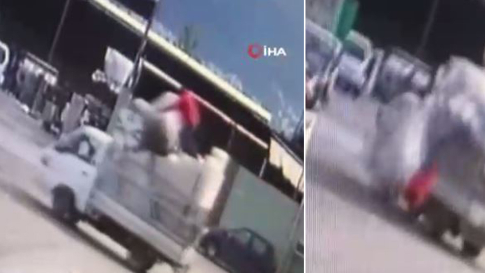 Kaza bağıra bağıra geldi! Kafa üstü çakıldı!