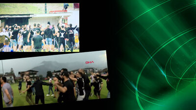 Beşiktaş maçında şok protesto!