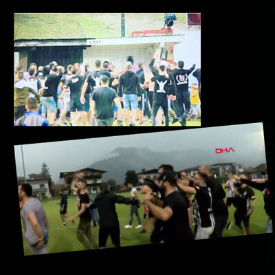 Beşiktaş maçında şok protesto!