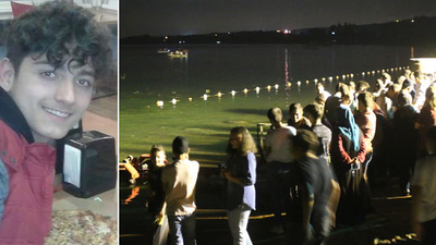 Dengesini kaybedip göle düştü!