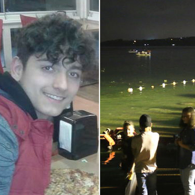 Dengesini kaybedip göle düştü!