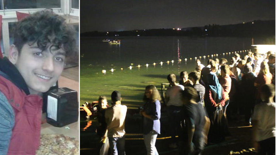 Dengesini kaybedip göle düştü!