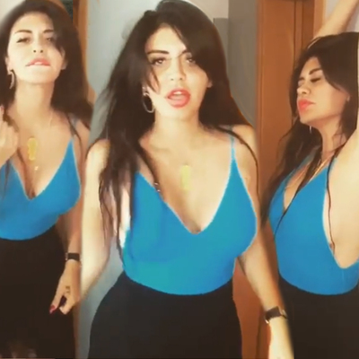 Ebru Polat'ın dansı olay oldu