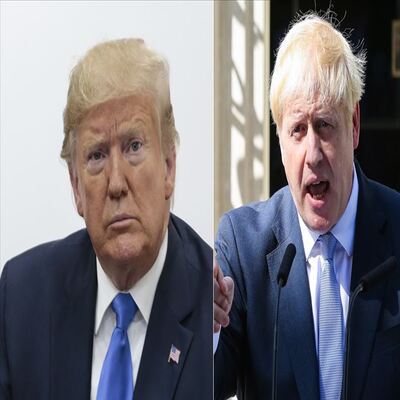 Trump ile Johnson ABD-İngiltere ilişkilerini görüştü