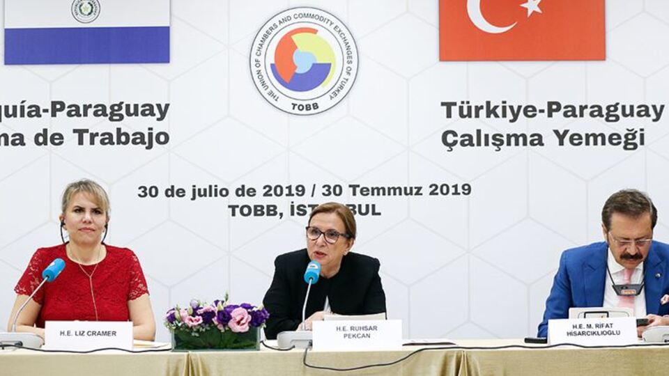 "Paraguay ile iş dünyasının önündeki engelleri kaldırmaya hazırız"