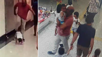 Çocuğa tekme attı! Yakalandı şimdi serbest!