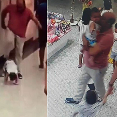 Çocuğa tekme attı! Yakalandı şimdi serbest!