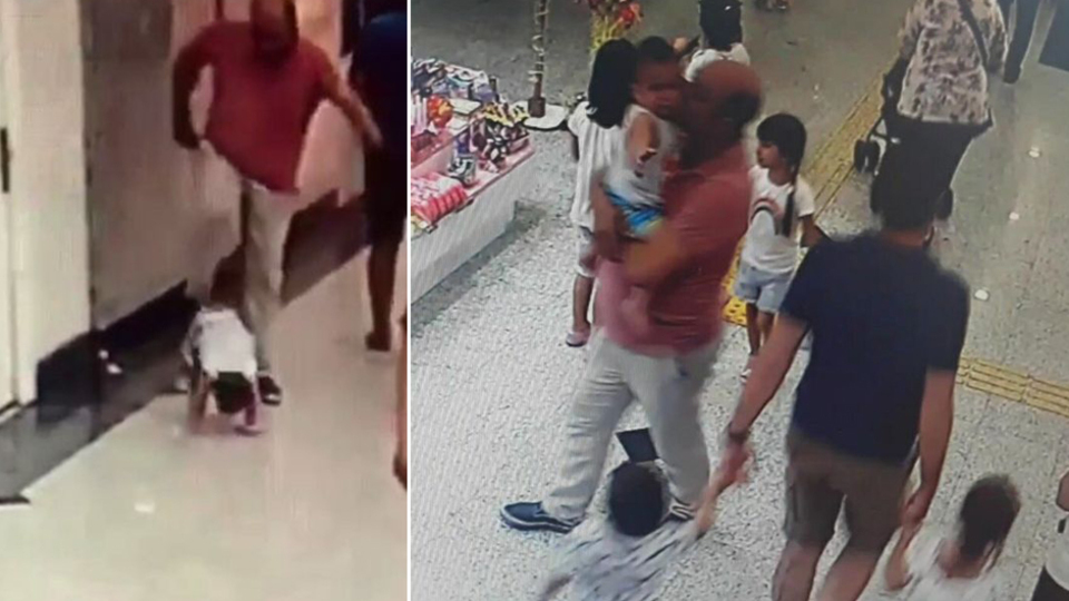 Çocuğa tekme attı! Yakalandı şimdi serbest!