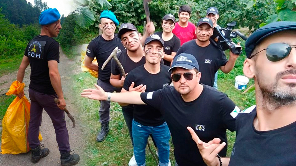 Kendilerine FÖH diyorlar! Özel kıyafet, askeri eğitim