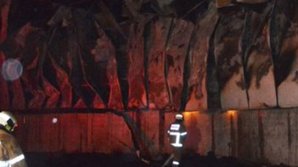 Zeytinyağı fabrikasında korkutan yangın