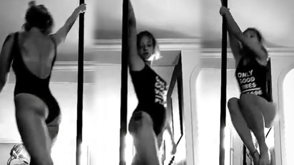 Güliz Ayla'nın direk dansı olay oldu