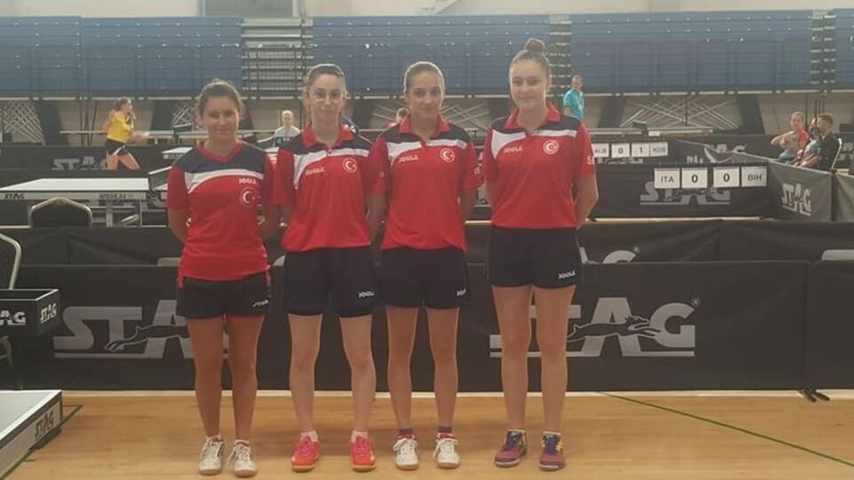 Masa tenisinde Balkan şampiyonu olduk