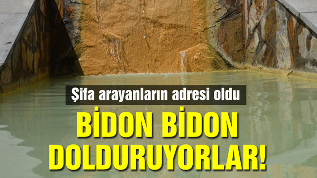 Bidon bidon dolduruyorlar!