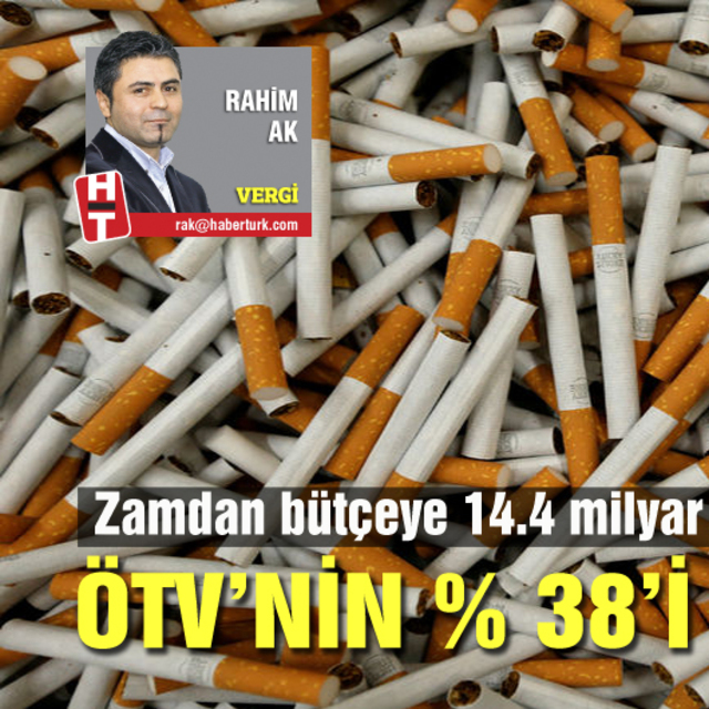 Sigara zammından bütçeye 14.4 milyar