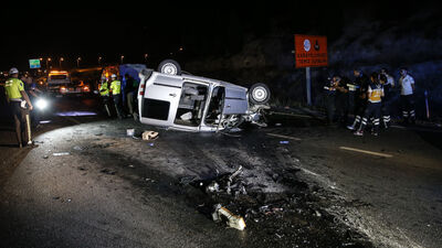Başkent'te feci kaza! 1 ölü, 2 yaralı