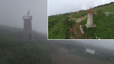 Giresun'da Guinness'e aday deniz feneri!