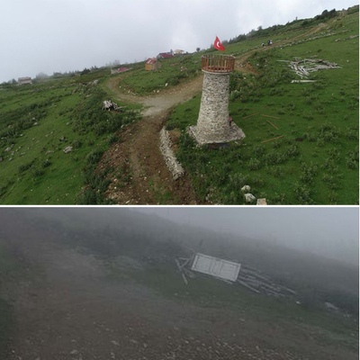 Giresun'da Guinness'e aday deniz feneri!