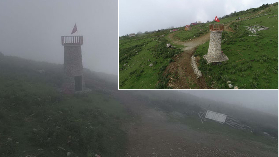 Giresun'da Guinness'e aday deniz feneri!