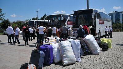 117 Suriyeli ülkelerine gönderildi