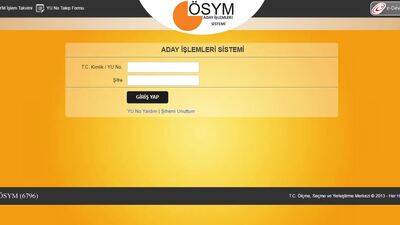 ÖSYM AİS giriş 2019! AİS şifresi nasıl alınır?