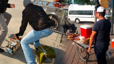Simitçi, su satıcısı, ayakkabı boyacısı yakaladı!
