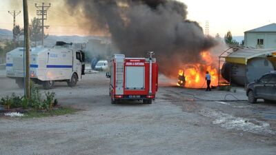 Şırnak Sanayi Sitesi'nde yangın!