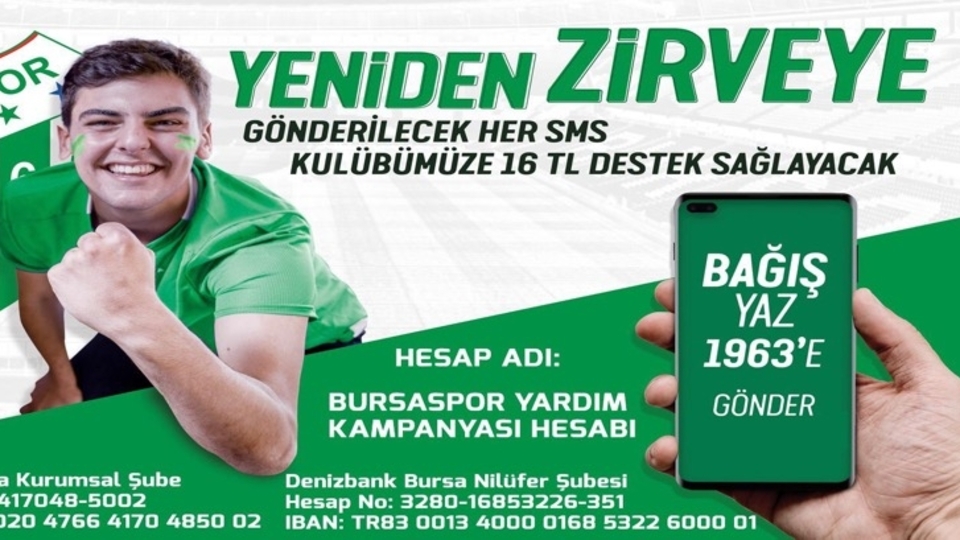 Bursaspor'un SMS kampanyası