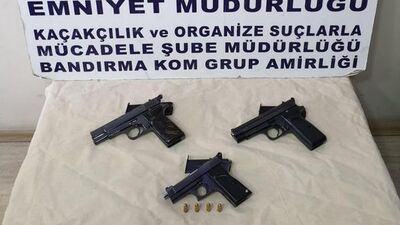 İki ilde silah kaçakçılığı operasyonu