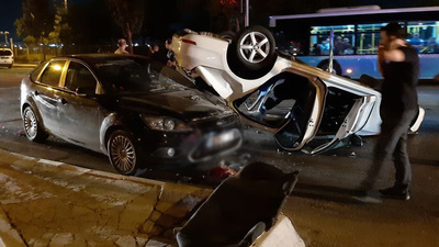 Sancaktepe'de korkunç kaza: 2 yaralı