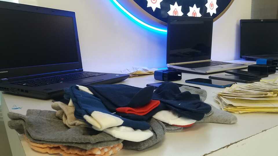 Defolu çorapla vurgun yapmışlar