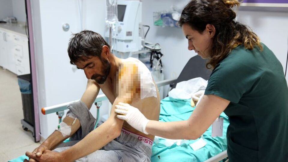 Ormanda karşılaştı, helikopterle kurtarıldı