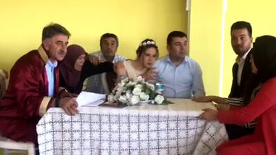 Nikahta deprem! Tam 'evet' diyecekken...
