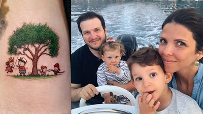 Ailesini koluna kazıdı